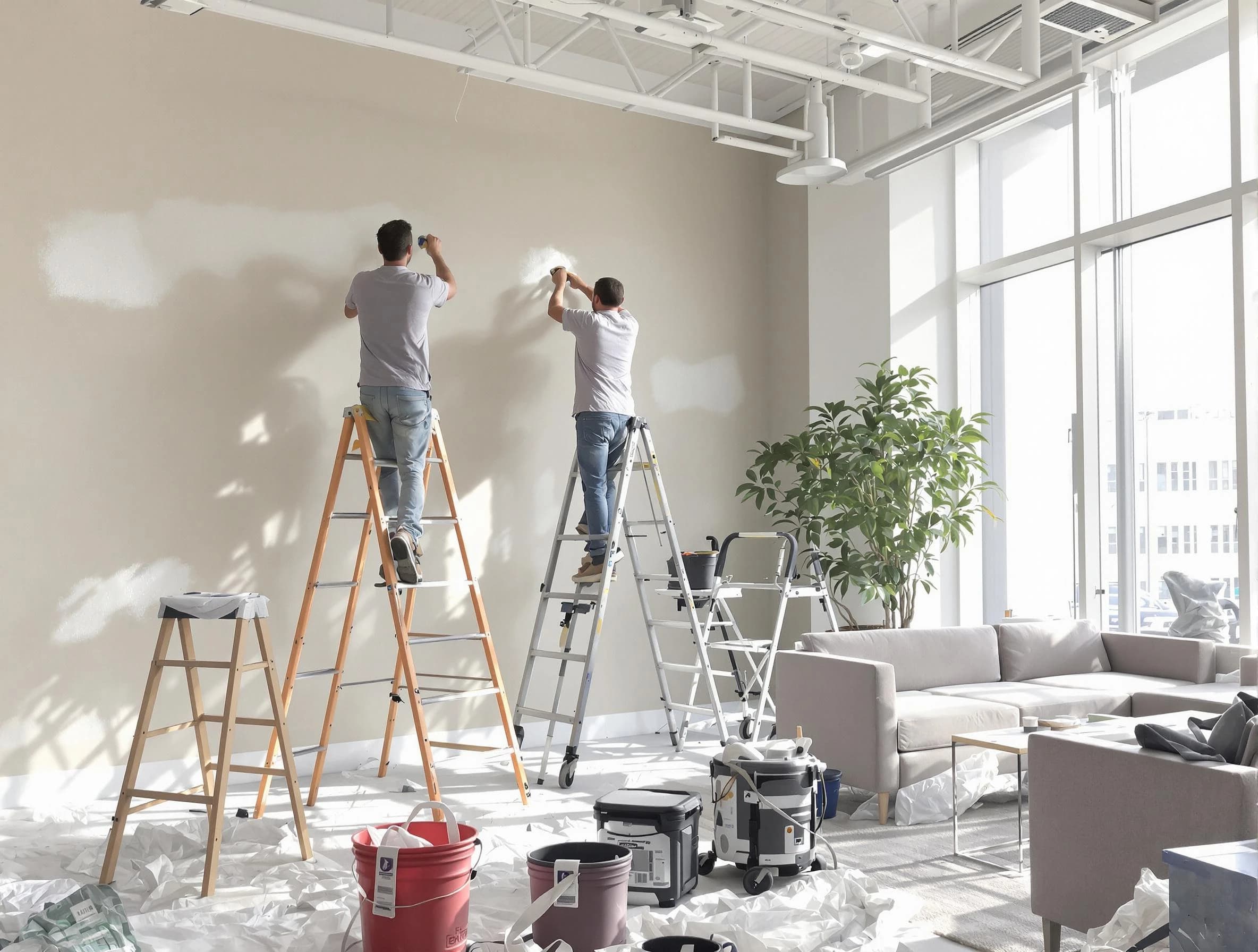 Hudson House Painters delivering commercial painting services in Hudson, OH